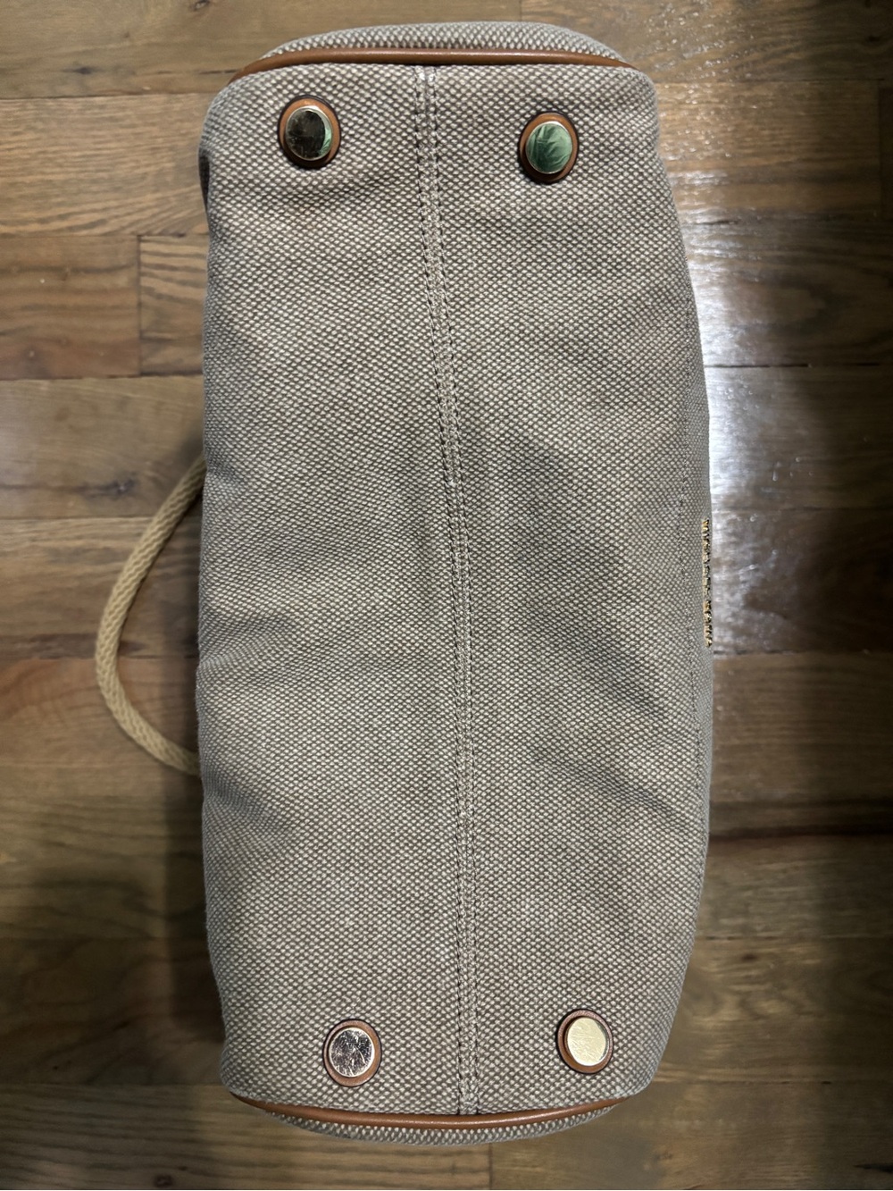 Michael Kors Beige Canvas Tote Bag - Picture 4 of 4